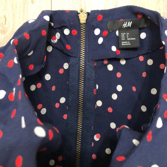 Ruffle hem polka dot top - Picture 4 of 12